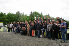 Photo de groupe défi Kart inter entrerpise